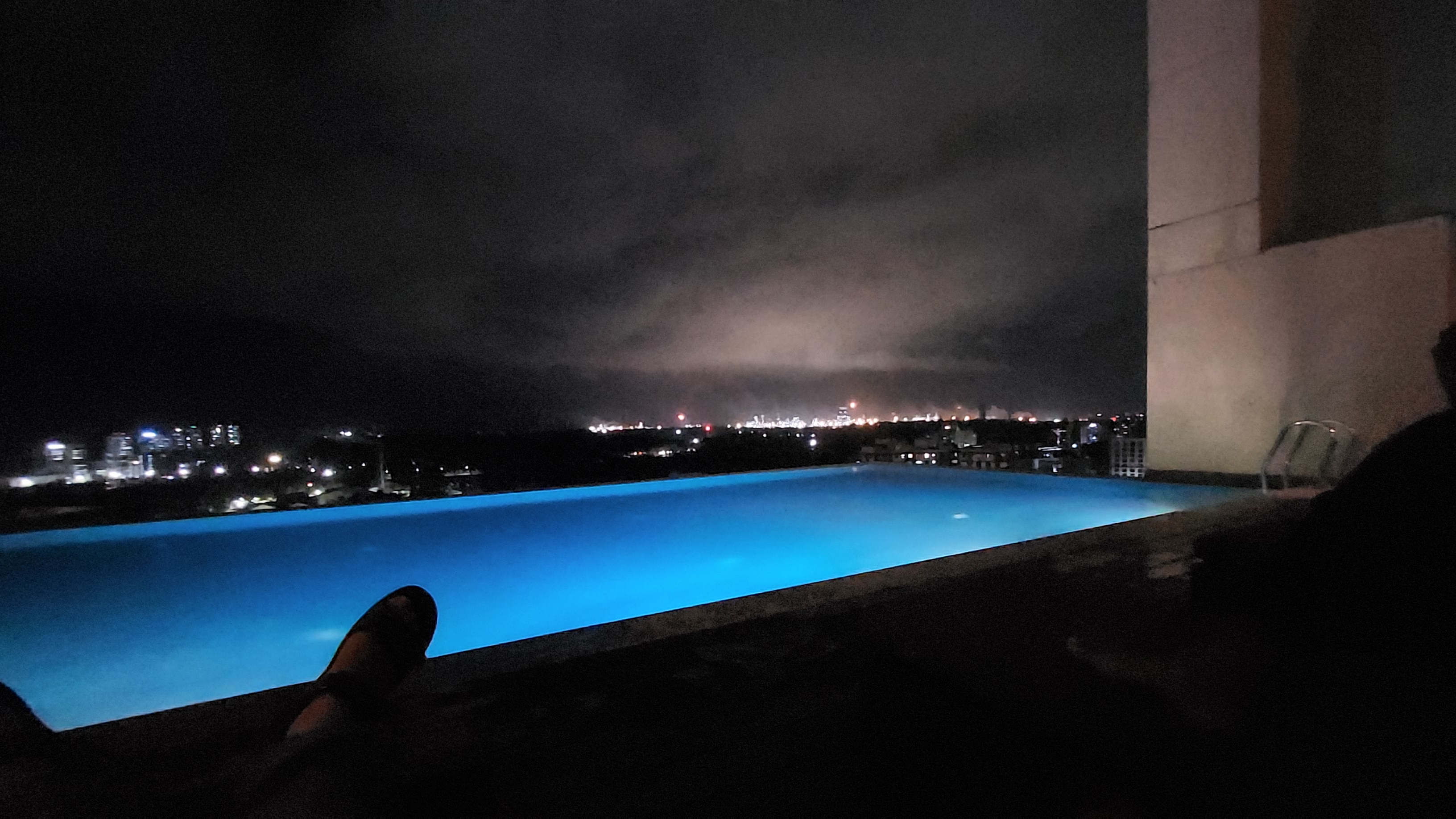 Infinity Pool at Night
